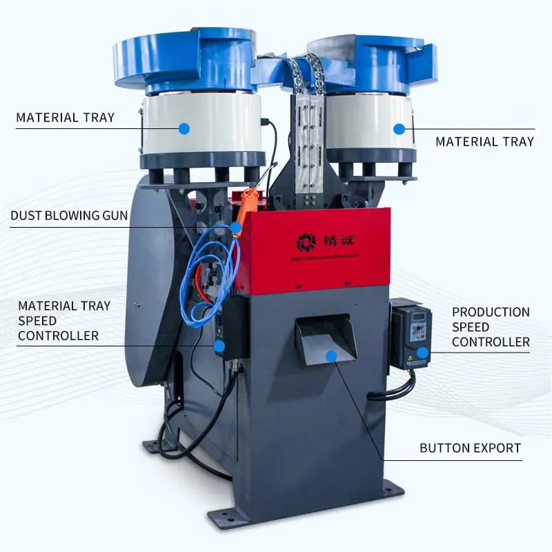 Double Headed Eyelet Assembly Machine details
