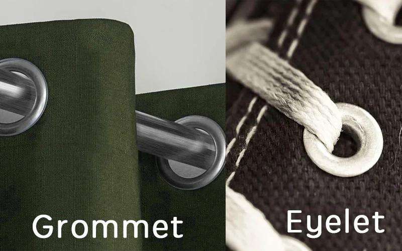 grommet and an eyelet applications