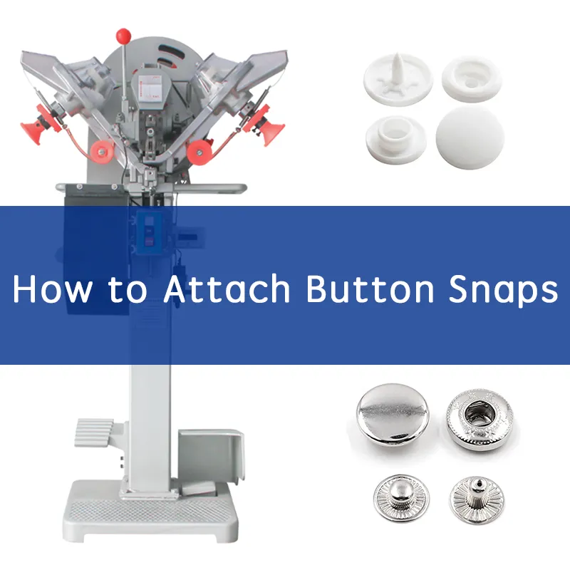 how to attach a snap button