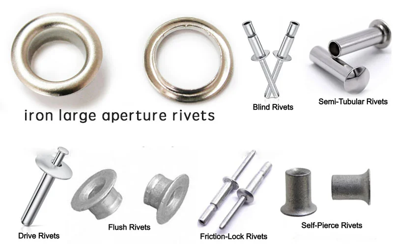 types and categories of rivets