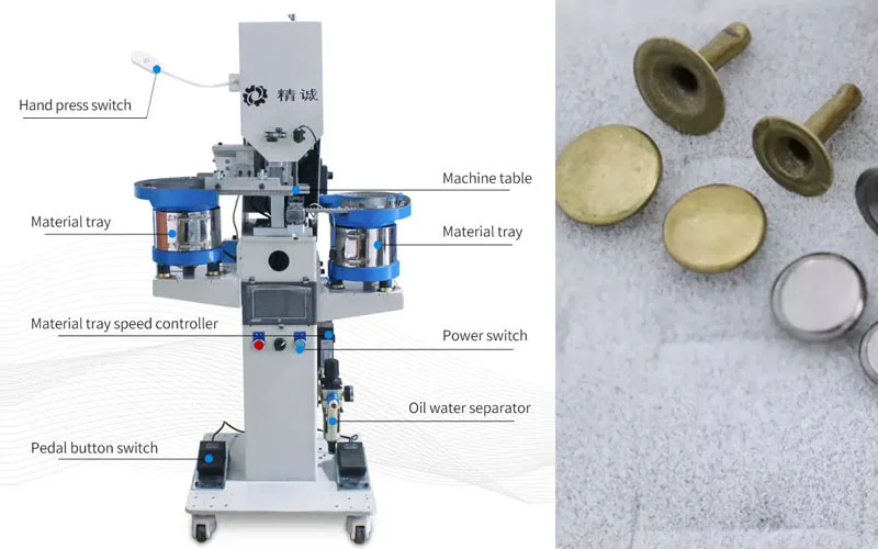 what is a fabric rivet machine