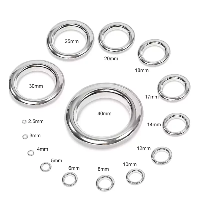 Different inside diameters size of Stainless Steel Eyelets