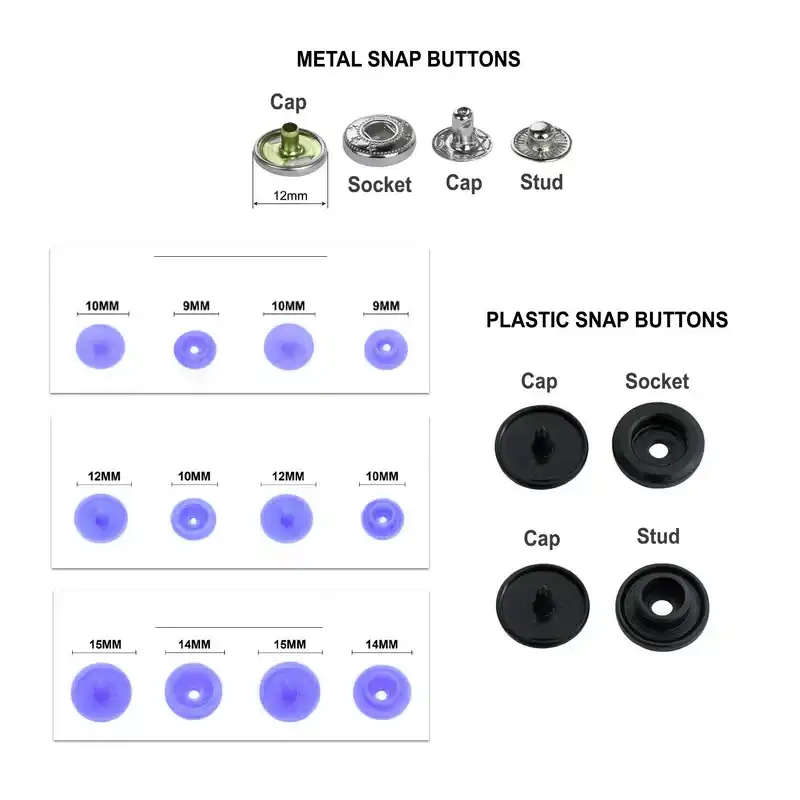 What Can Metal Snap and Plastic Snap Be Used To