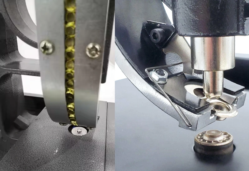 Attaching Grommets Using an Automatic Grommet Machine