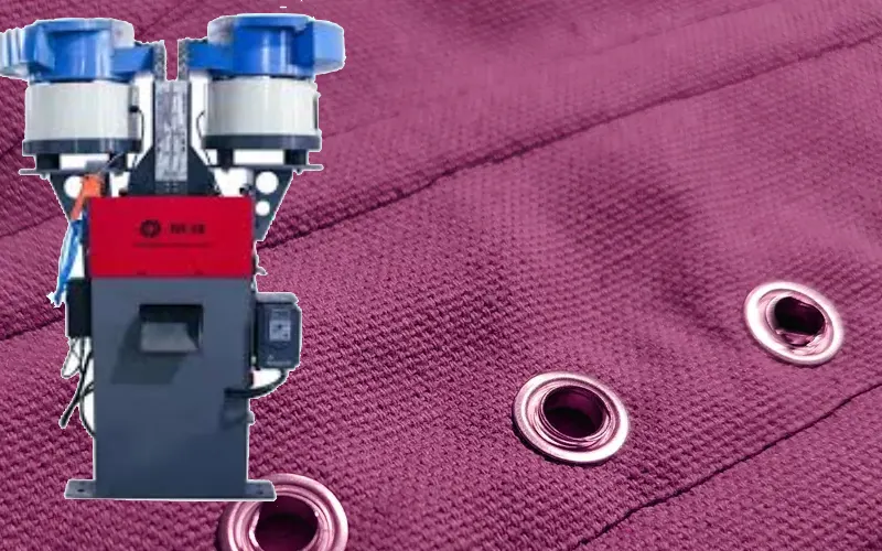 Auto Grommet Machine Install Grommets in Fabric Step by Step