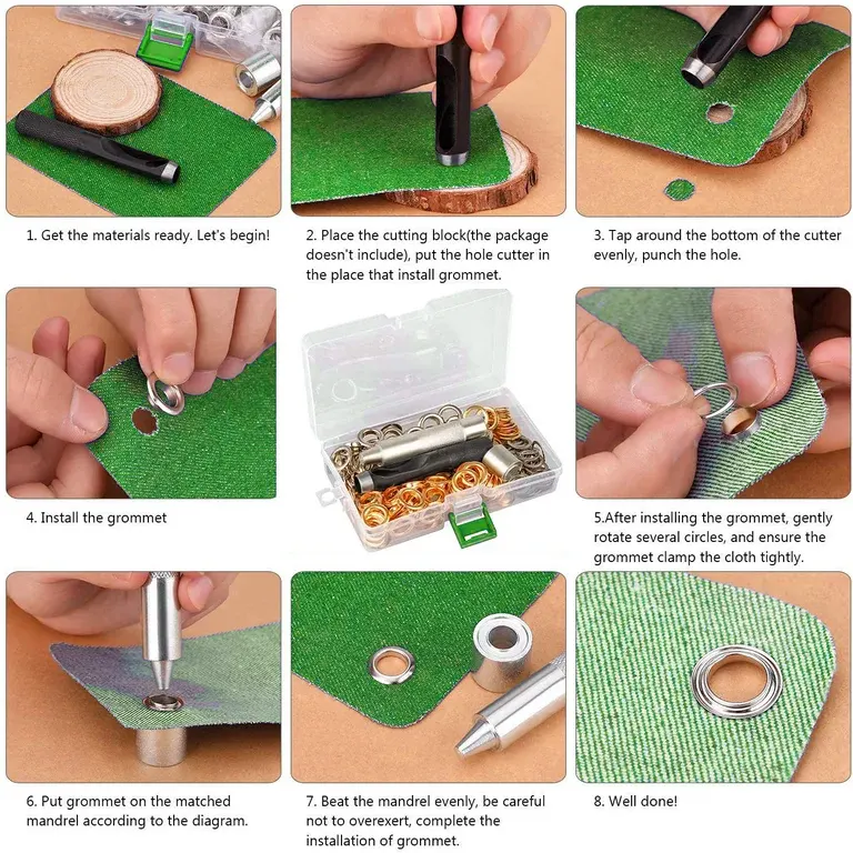 How to Install Grommets in Fabric Step by Step