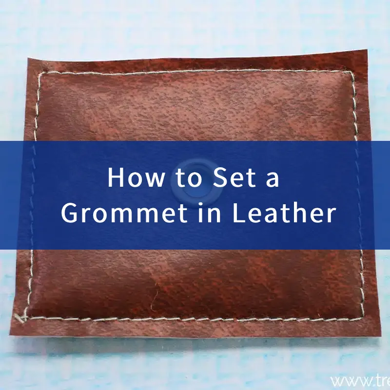 How to Set a Grommet in Leather