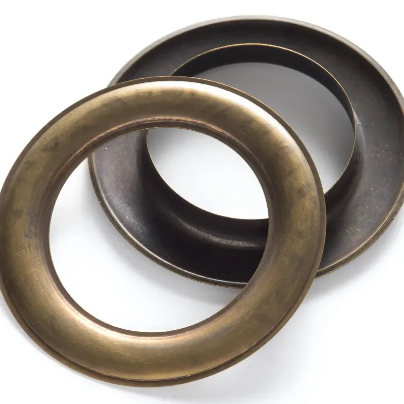 antique brass grommets