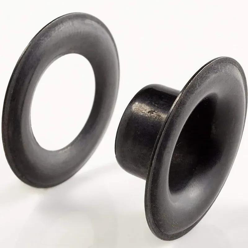 black metal grommets