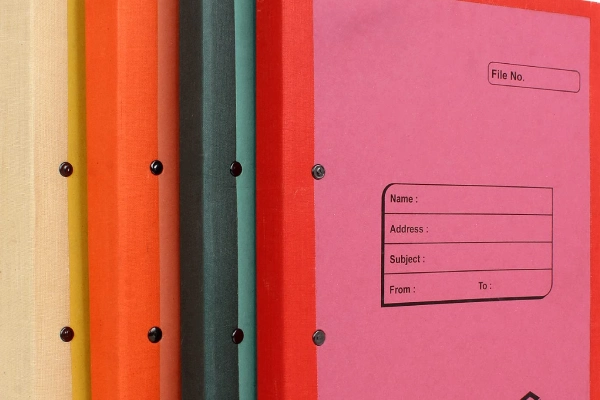 riveting on folders