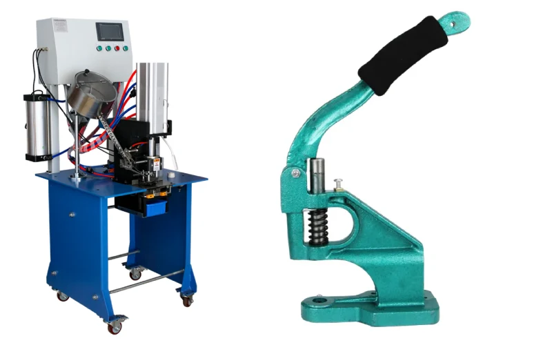 comparing manual vs. automatic hole punch for eyelets