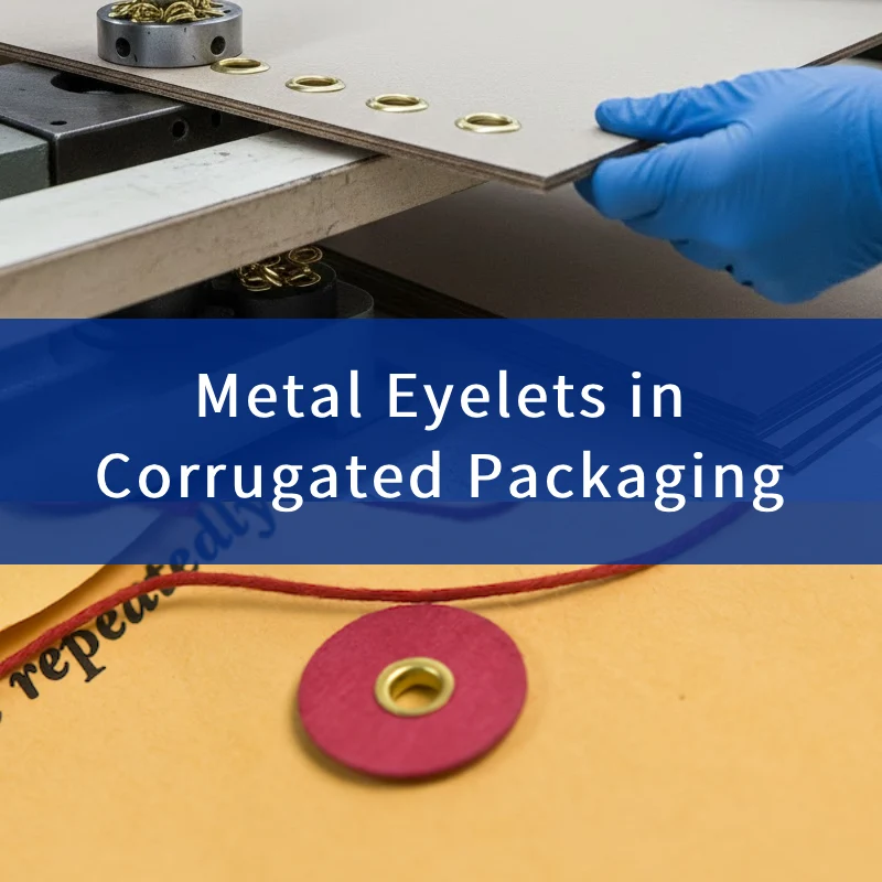 Metal Eyelets in Corrugated Packaging