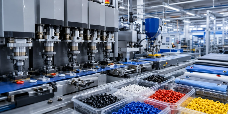 machines for plastic eyelets