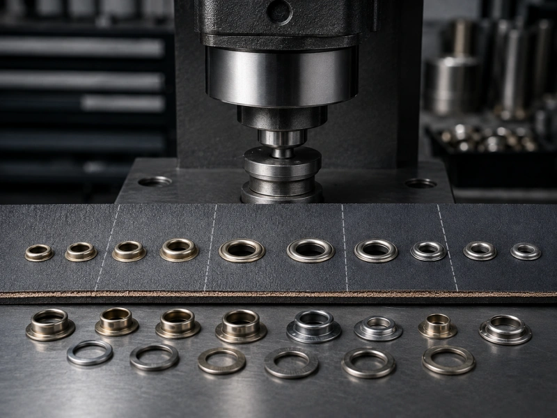 industrial press setting eyelets