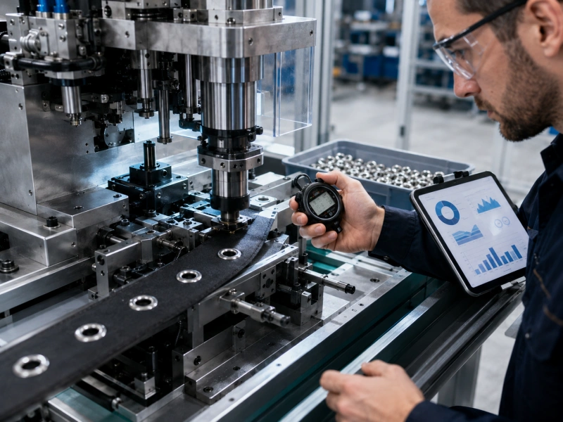 measure core machine cycle time in blocks