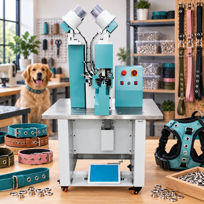 eyelet machines for pet collars and harnesses