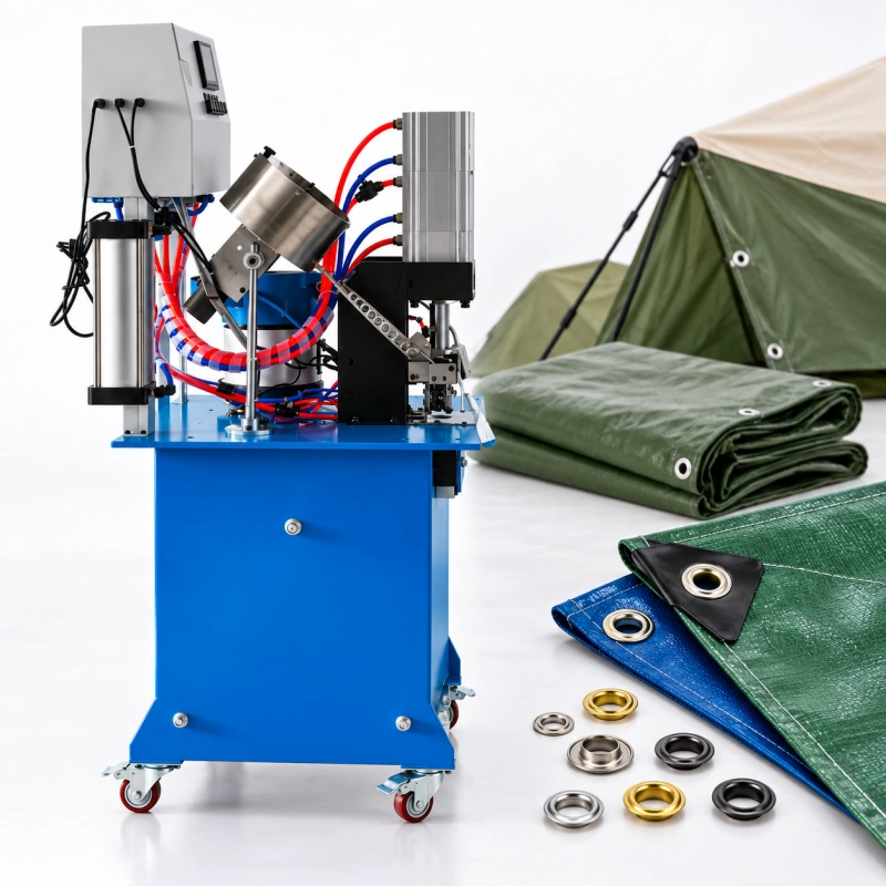 eyelet machines for tents and outdoor covers