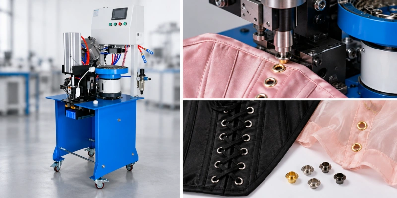 eyelet machine for corsets and delicate fabrics