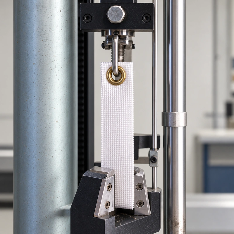 eyelet pull out strength test