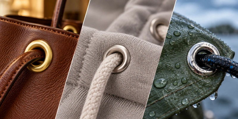 eyelets for leather garments and outdoor covers